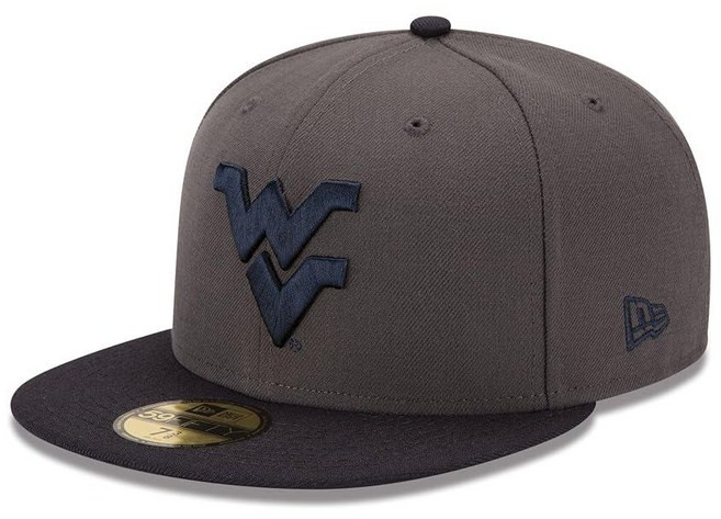 New Era NCAA College Basic 59FIFTY 핏 캡, West Virginia Mountaineers