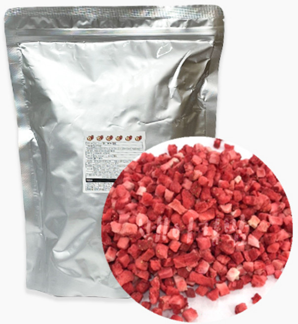 앤네이처 딸기다이스(100%/6mm), 100g, 1개