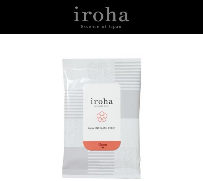 iroha 女性私密護理系列：溫和潔淨保養, 1個, 私密護膚濕巾-10張