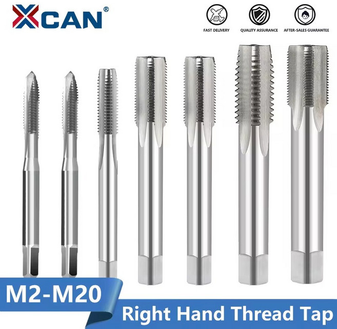 1개 오른나사 탭 HSS 머신 플러그 미터법 나사 드릴 공구 M2 M3 M4 M6 M7 M8 M10 M12 M14 수공구, M3x0 5