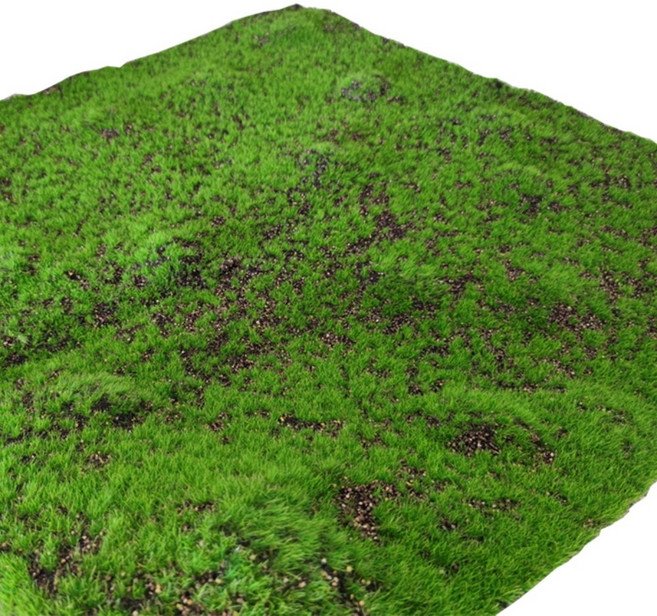 고퀄리티 리얼 잔디 이끼 인공 가짜 식물 조경 예술 장식 바닥 매트, 컬러 도트 (1m x 1m)