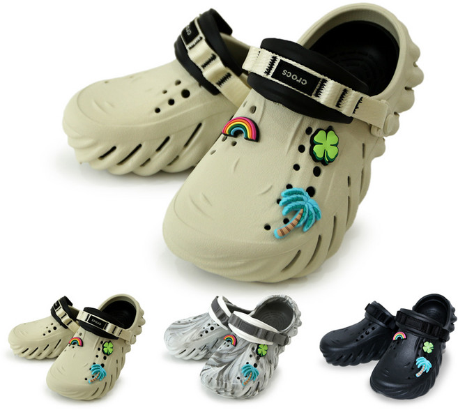 크록스 정품 ECHO CLOG 에코 클로그 레츄 악세사리