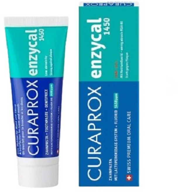 큐라덴 큐라프록스 엔자이칼 치약 1450, 75ml, 1개 - 쿠팡