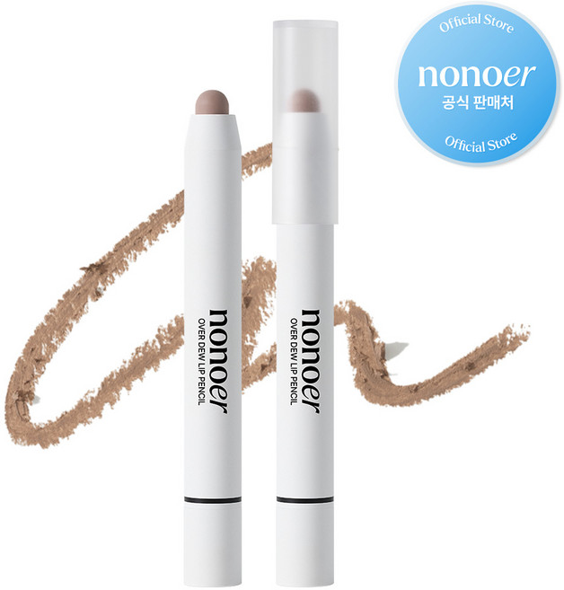 노노어 오버 듀 립펜슬, 102호_실루엣 샌드, 1개