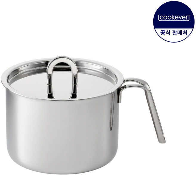쿡에버 라이트 인덕션 통3중 스텐 멀티팟 16cm