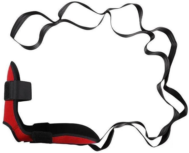 요가 다리 스트레칭 밴드 유연성 재활 피트니스 훈련 벨트 발 관리, 5. Red, 1개