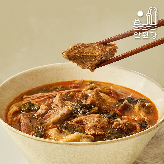 [안원당] 우거지 순살감자탕 750g, 4개