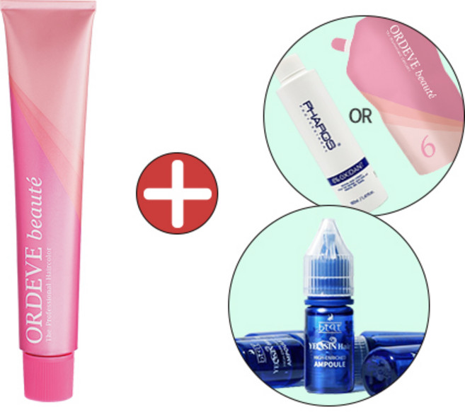 밀본 올디브 보떼 염색약 (산화제포함) +사은품, b7-RB, 1개