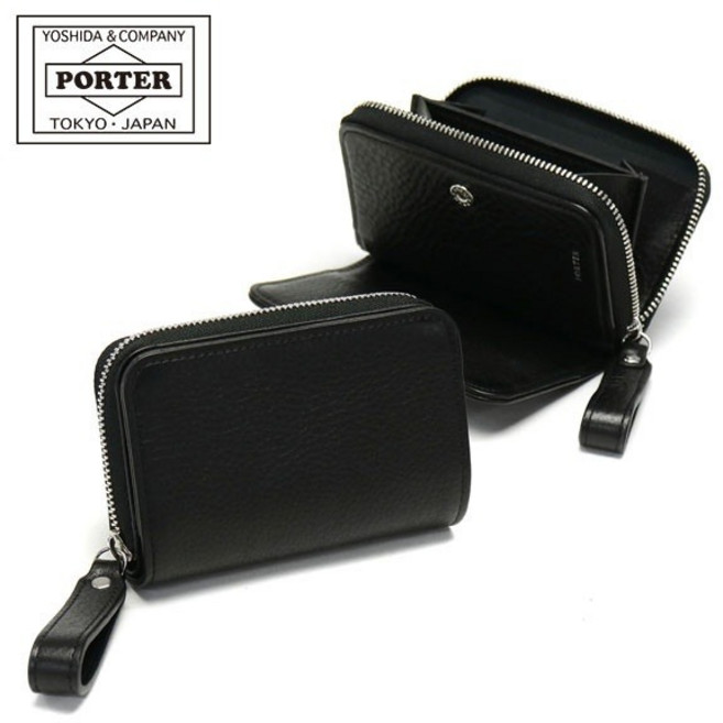 요시다 포터 스플렌더 가죽 코인 &amp; 카드 케이스 (YOSHIDA PORTER_261-03896)