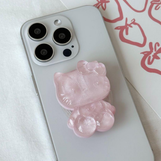 러블리 마블 키티 스마트톡, 일반부착형, 1개, 연분홍