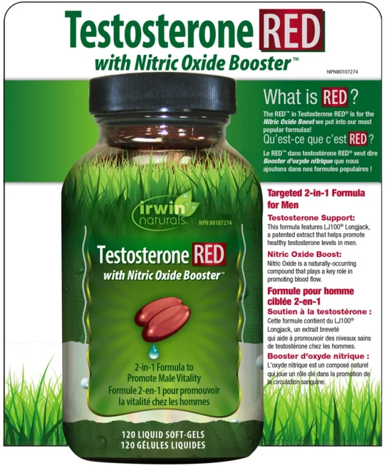 어윈내츄럴스 테스토스테론 UP 40대남성 액체 소프트젤 테스토스테론부스터, 1개, 120정 - 쿠팡