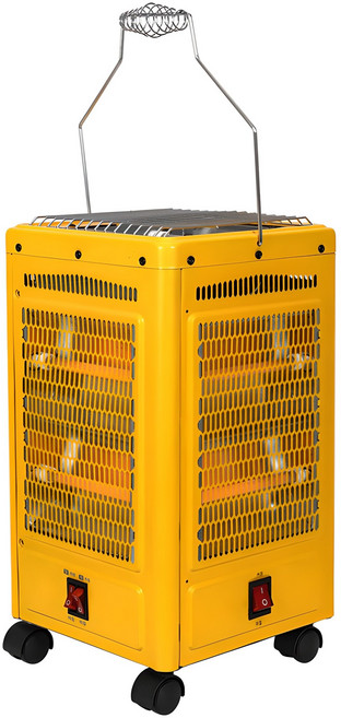 유니맥스 미니 오방향 전기히터, UMH-5W5131MN-M, 머스타드