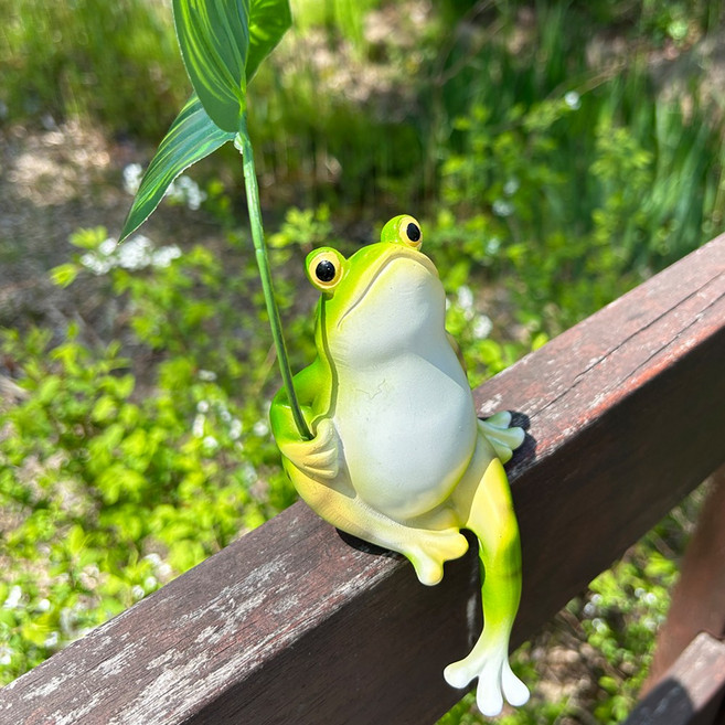 달빛코드 인테리어인형 개구리 장식품 피규어 인테리어소품