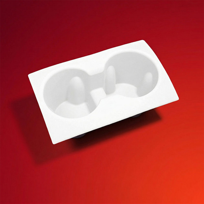 테슬라 컵홀더 센터콘솔 모델3 모델Y 하이랜드 주니퍼 호환, 주니퍼 화이트, 1개