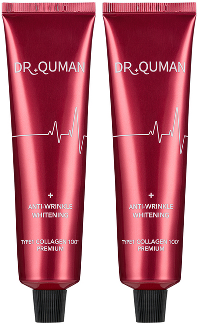 닥터큐먼 프리미엄 TYPE1 콜라겐 크림팩 레드 에디션, 2개, 1개입
