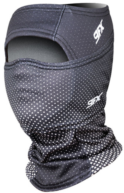 9FX 오픈형 겨울 바라클라바 오토바이 마스크 복면, 도트베리에이션 화이트, 1개