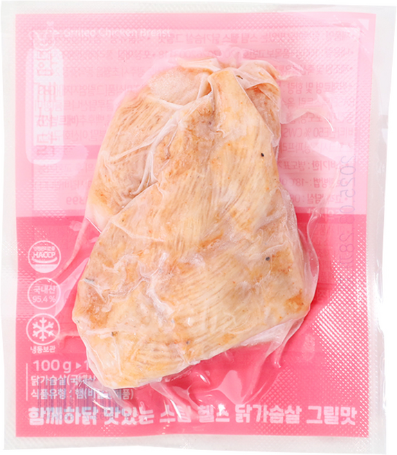 함께하닭 맛있는 스팀 헬스 닭가슴살 (그릴맛) 100g, 1개