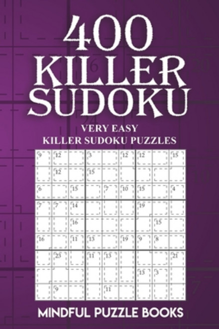 (영문도서)400 Killer Sudoku: Very Easy Killer Sudoku Puzzles Paperback, Createspace Independent Pub..., English, 9781727333008