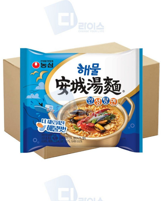 리3치점빵 농심 해물안성탕면 112g 40봉 봉지라면 시원한국물맛 농심라면 해물라면