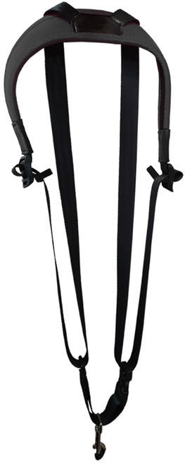 색소폰 X반도 목걸이 멜빵/색소폰 어깨걸이/색소홀더, 블랙, 1개