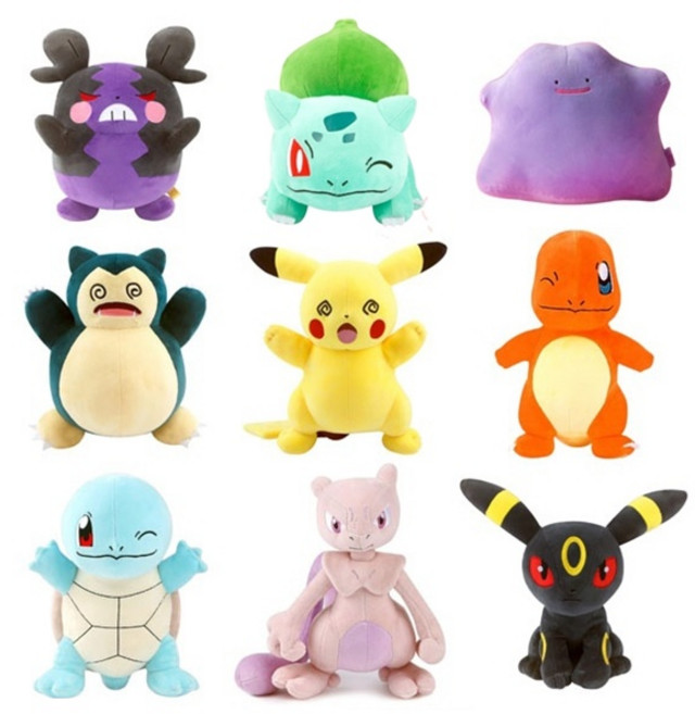 포켓몬 피카츄 잠만보 메타몽 뮤츠 꼬부기 파이리 인형, 윙크 꼬부기, 1개