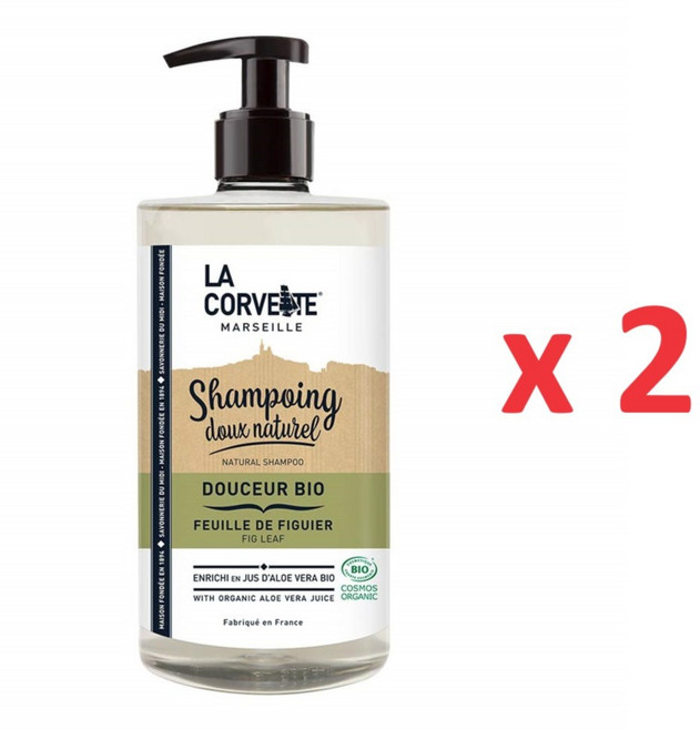 La Corvette 라코벳 무화과 잎 향 샴푸 500ml 2개