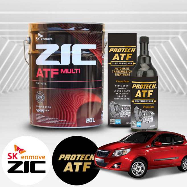 쉐보레 젠트라 1.2 가솔린 지크 ATF 멀티 미션오일 20L+프로텍 미션보호제
