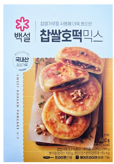 기타 백설 찹쌀 호떡믹스 400g x 6개