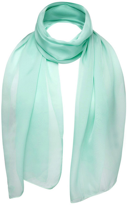 베이직센스 여성 쉬폰 무지 롱스카프 간절기 봄 데일리 단체 머플러