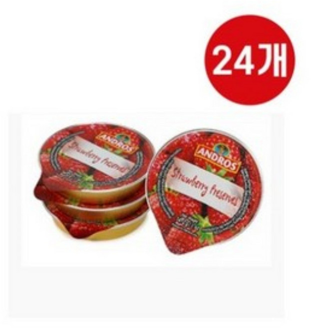 앤드로스 포션 딸기잼 14.2g, 24개