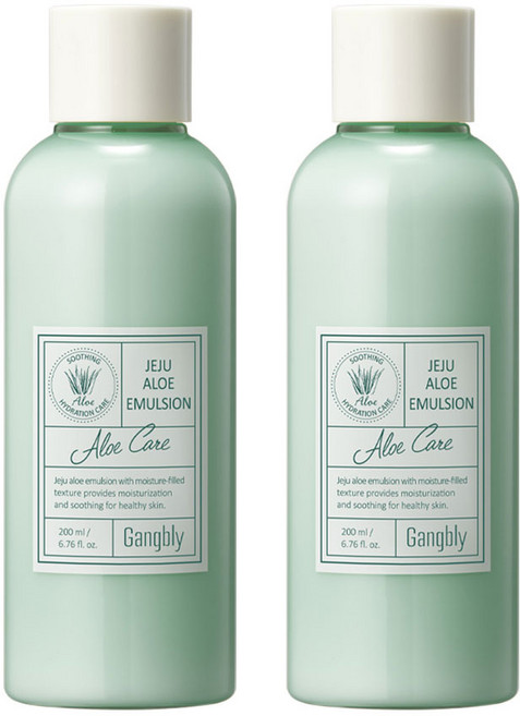 강블리 제주 알로에 에멀전, 2개, 200ml