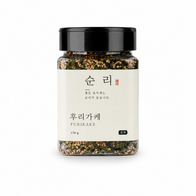 순리 김맛 후리가케 150g 고소한 주먹밥 밥가루 병타입, 1개