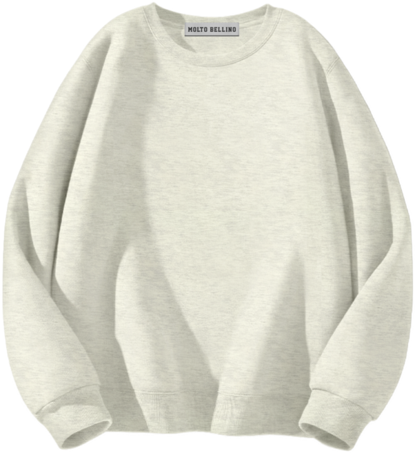 몰토벨리노 ST 스탠다드핏 무지 맨투맨 티셔츠