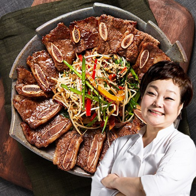 [키친스토리공식] 빅마마 이혜정의 맛있는 양념 LA갈비 (미국산), 7개, 400g