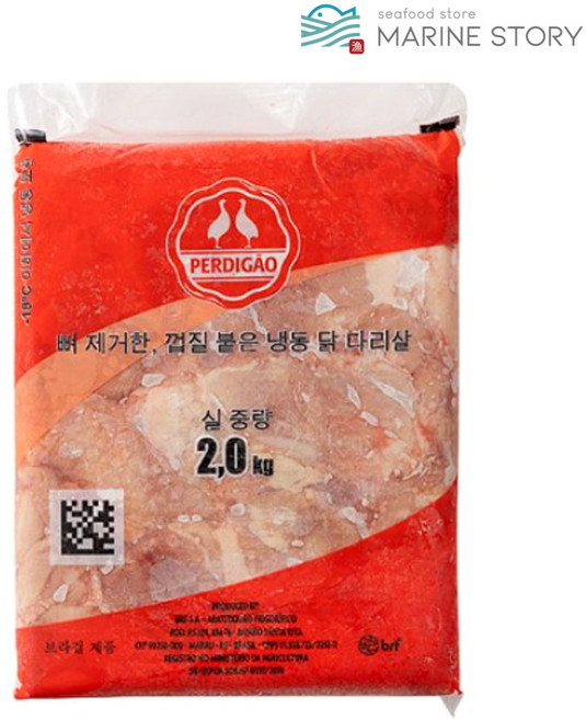 페르디가오 닭정육 뼈없는 순살 닭다리살 2kg, 6개