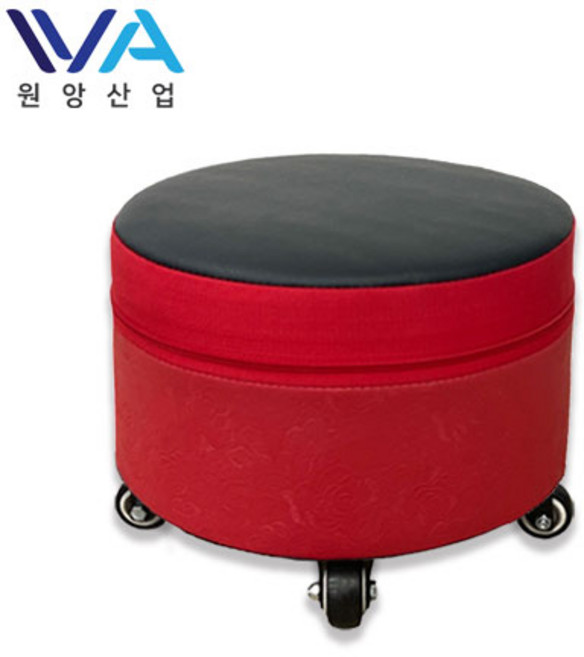 원앙산업 잘굴러 앉은뱅이 동글뱅이 무빙의자, 1개