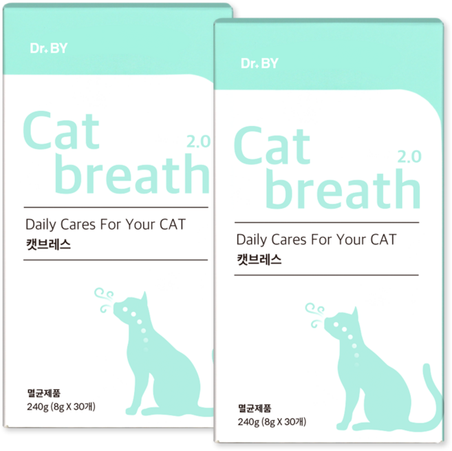 닥터바이 캣 영양제, 30회분, 호흡기/기관지, 2세트
