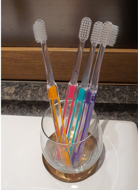 치과 보건소 납품 리더스 #402 이중슬림모 온 가족 인생칫솔, 12개입, 1세트