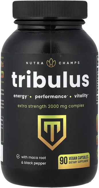 단백질 비타민 철분 마그내슘 칼슘 NutraChamps Tribulus 엑스트라 스트렝스 베지 캡슐 90정 고루고루섭취해주세요, NutraChampsTribulus엑스트라스트렝스베지캡, 1개 - 쿠팡