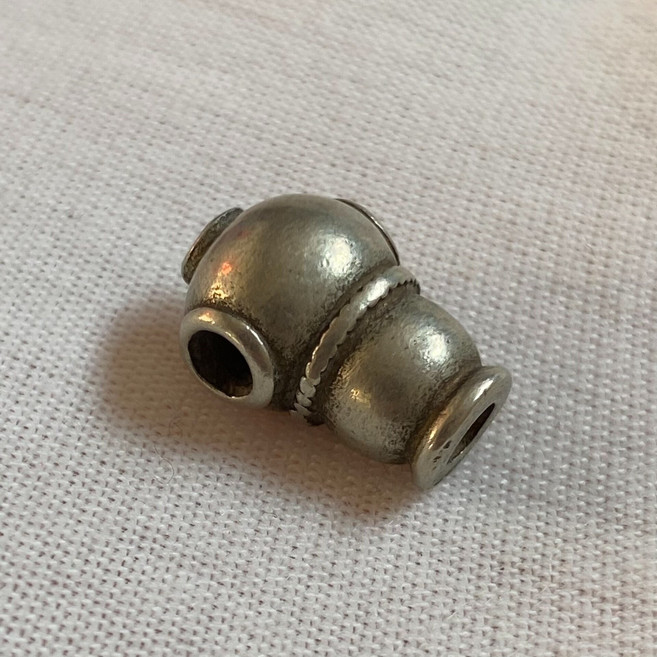 精品 藏傳 白銅 三通 佛頭, 如圖所示, 1個