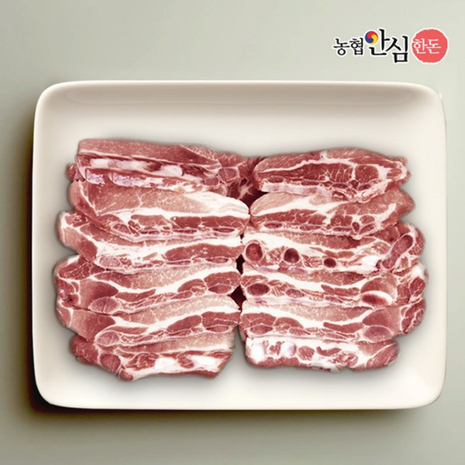 [농협안심한돈][냉동] 무항생제 한돈 LA갈비 1kg, 단품, 단품