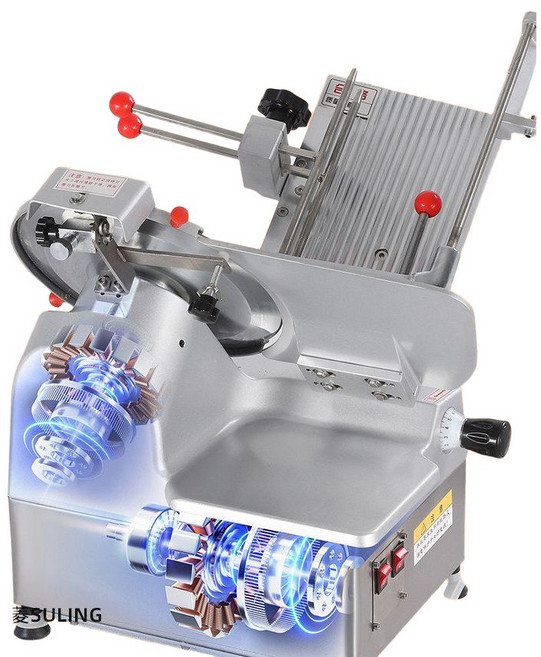 냉동육절기 고기 슬라이서 정육점 삼겹살 샤브샤브 업소용 우삼겹 대패 기계 식당 기타주방가전, 2. 850W 구리 모터 13인치 자동