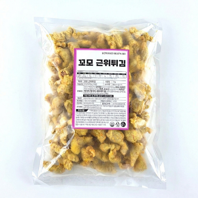 맛비 꼬모 근위튀김, 10개, 1kg