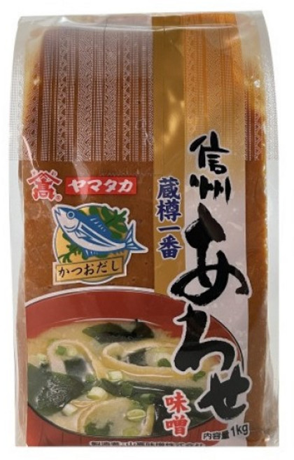 신슈 적된장 1kg 코우 아와세 미소 된장 일식 아까미소, 1개