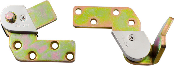 현대정밀 HPH 12K 우 피벗힌지 피보트 현관 방화문 경첩(1SET에 1장), 1개