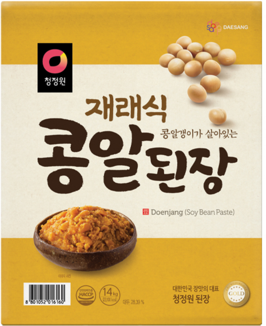대상 재래식 콩알 된장, 27개, 14kg
