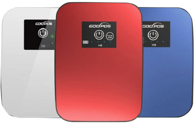 갓포스 USB 충전식 무선 휴대용 기포기, 블루, 신상품 H5, 1개