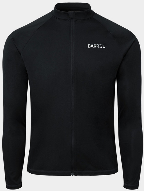 BARREL 男款單色寬版拉鍊防曬衣