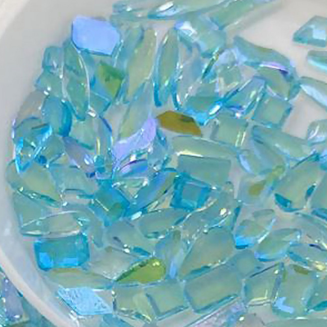 오로라 얼음 네일 100개입 스톤 파츠, 1개, 100개입얼음파츠-스카이