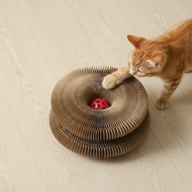 고양이 아코디언 스크래쳐 매직볼 스크래쳐 장난감